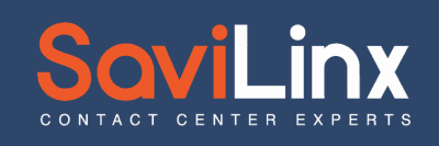 The SaviLinx logo with a blue background and orange and white text.