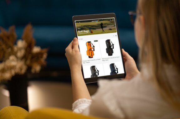 MCLG ipad woman