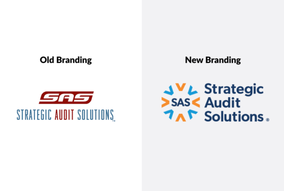 Image depicting old and new branding logos.