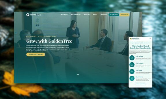 Goldentree industry page slider