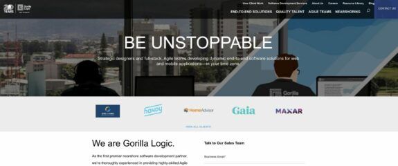 Gorillalogic website development