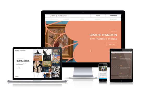 Gracie Mansion website design