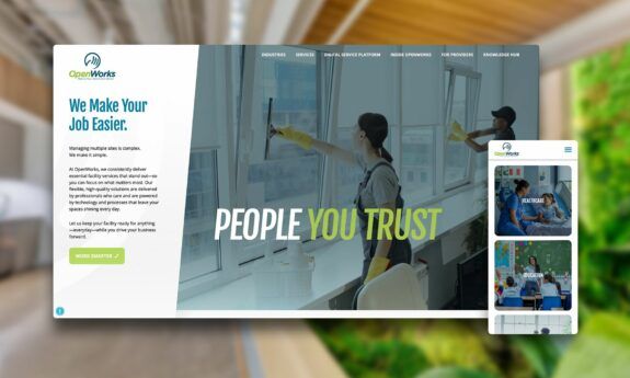Openworks industry page slider